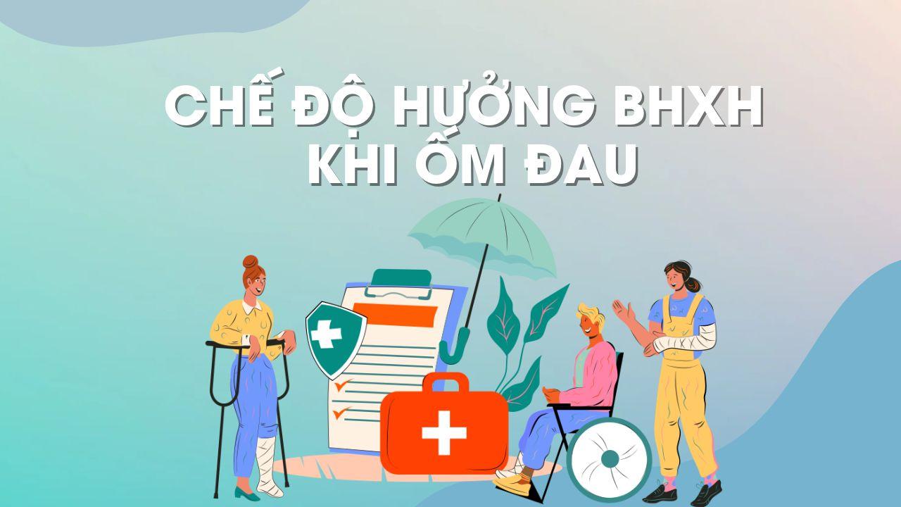 Cách tính và mức hưởng chế độ ốm đau BHXH 2023