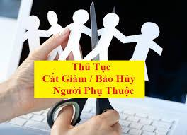 Thủ tục cắt giảm và chuyển đổi người phụ thuộc