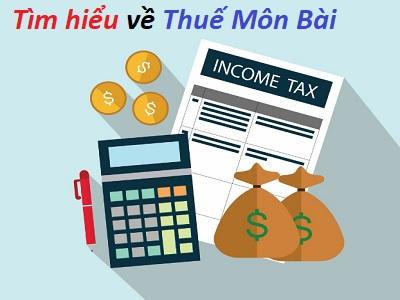 Cách kê khai và nộp thuế môn bài online và trực tiếp